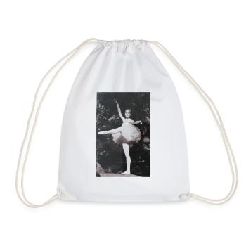 Ballerina - Drawstring Bag - white - Front