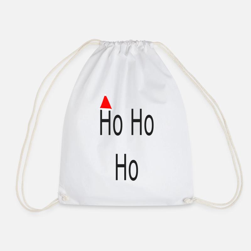 Ho Ho Ho - Turnbeutel - Weiß
