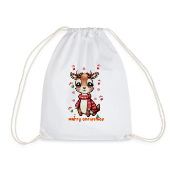 marry christmas - Sac de sport léger - blanc - Devant