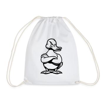 Bande dessinée Duck Duck - Sac de sport léger - blanc - Devant