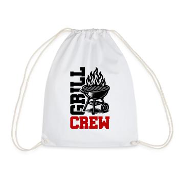 Grill Crew - Drawstring Bag - white - Front