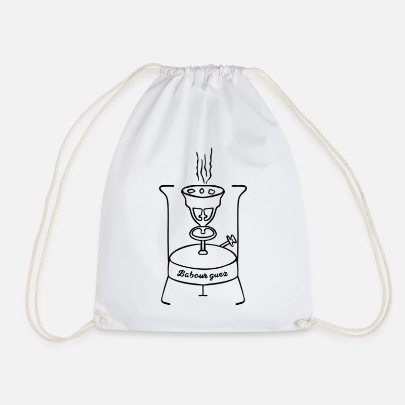 Babour - Drawstring Bag - white