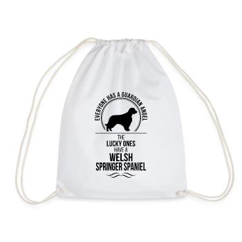WELSH SPRINGER SPANIEL Guardian Angel Wilsigns - Turnbeutel - Weiß - Vorne