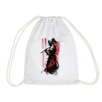 Samurai - Turnbeutel - Weiß - Vorne