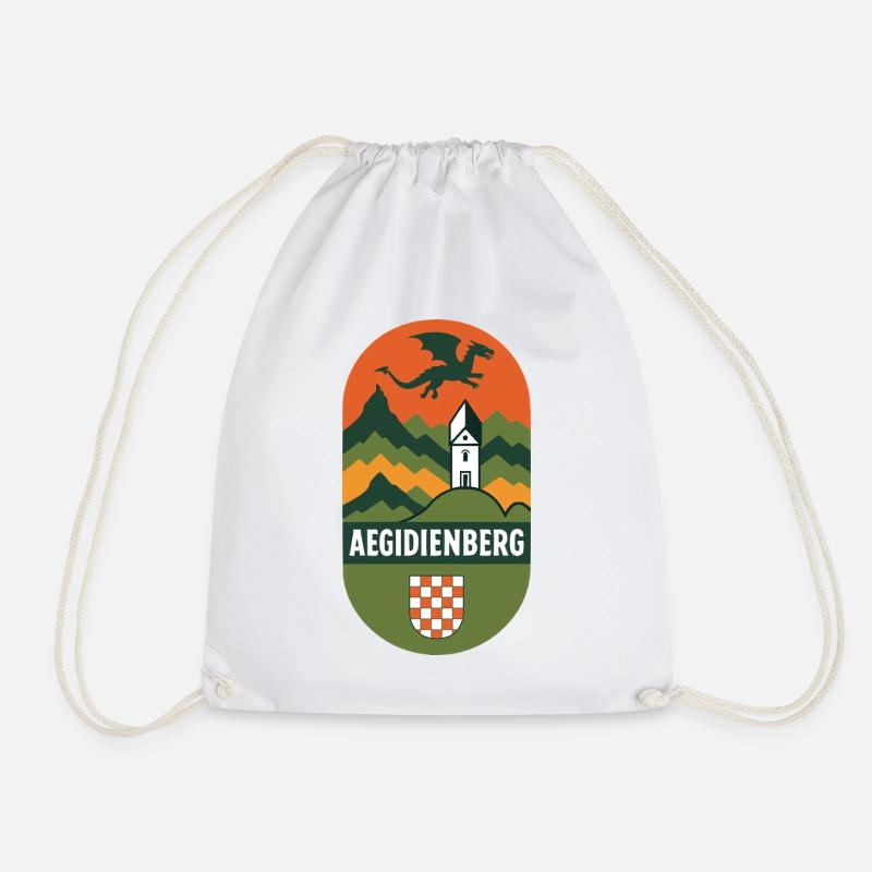 Aegidienberg Bad Honnef Siebengebirge Wappen - Turnbeutel - Weiß