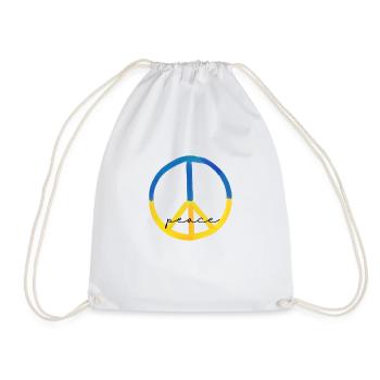 KATMA - PEACE - UKRAINE - Turnbeutel - Weiß - Vorne
