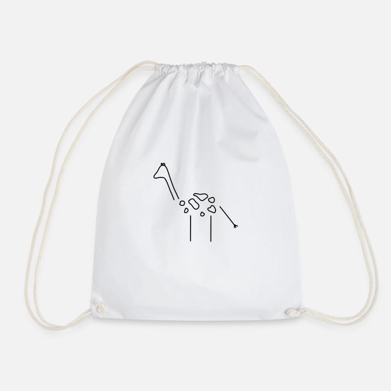 giraffe - Turnbeutel - Weiß