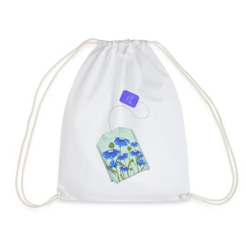 Thé floral - Sac de sport léger - blanc - Devant