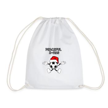 Football de Noël paisible - Sac de sport léger - blanc - Devant