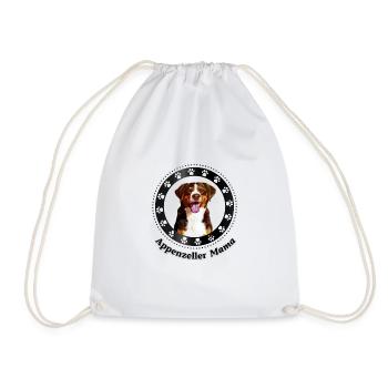 Appenzeller Mama Design - Turnbeutel - Weiß - Vorne