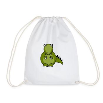 Dino - Sac de sport léger - blanc - Devant