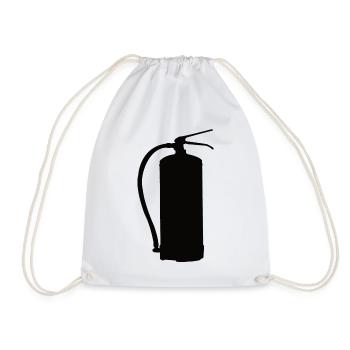 Conception d’extincteur - Sac de sport léger - blanc - Devant