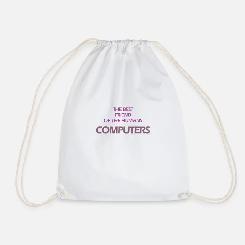 bestFriendComputer - Turnbeutel - Weiß