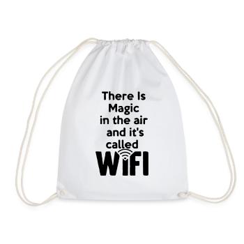 there_is_magic_air_wifi - Sac de sport léger - blanc - Devant