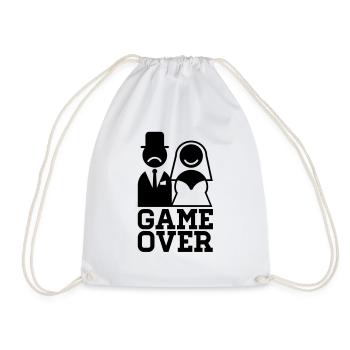 game_over_f1 - Turnbeutel - Weiß - Vorne