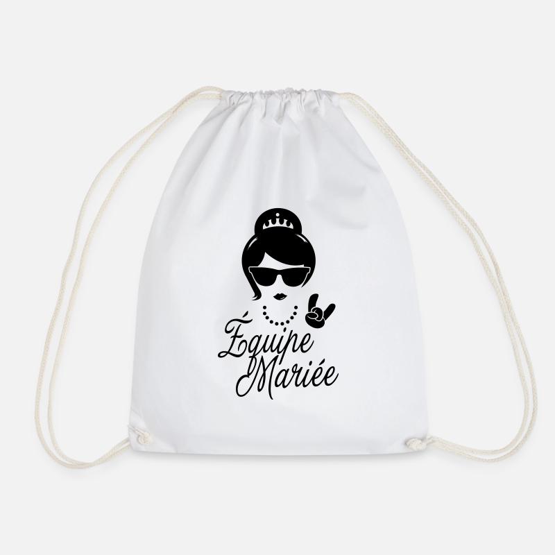 Équipe de la future Mariée Enterrement Vie EVJ - Sac de sport léger - blanc
