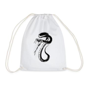 serpent - Sac de sport léger - blanc - Devant