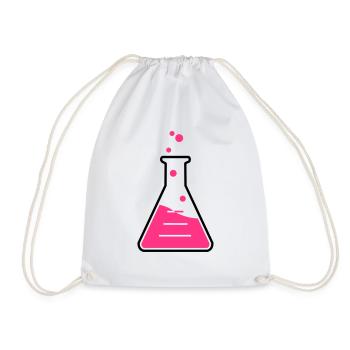 chemist profession_2_g1p - Drawstring Bag - white - Front