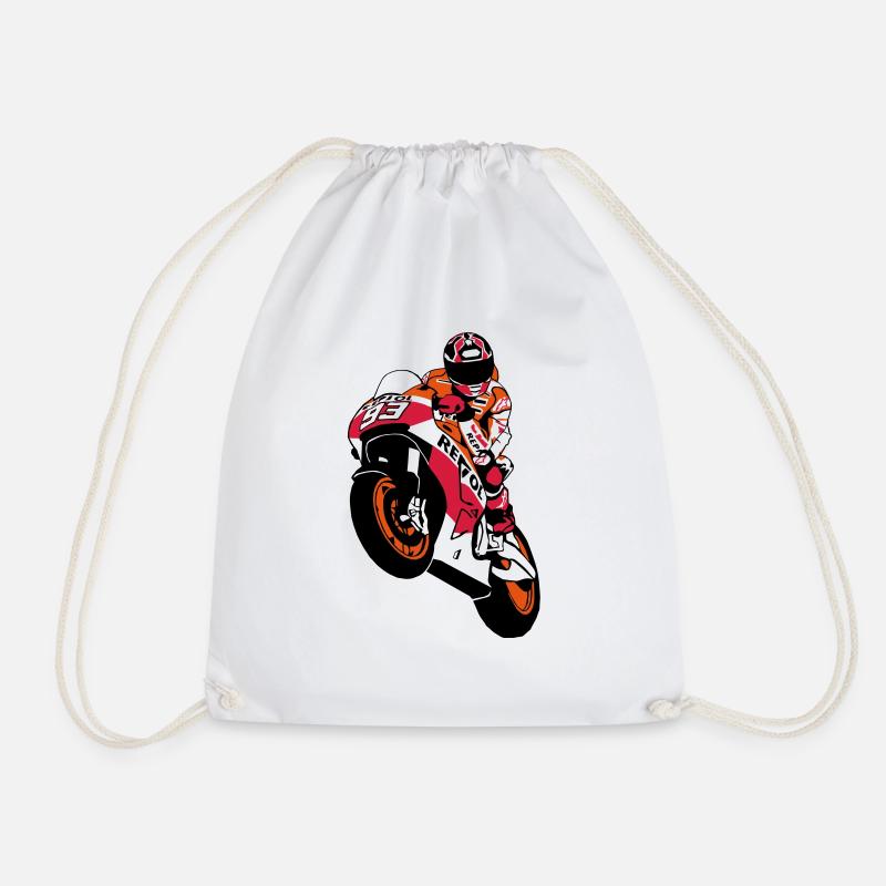 MotoGP - motorrad - Sac de sport léger - blanc
