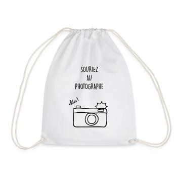 photographe coque téléphone - Sac de sport léger - blanc - Devant