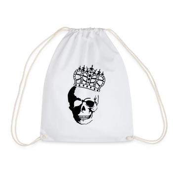 skull_king_01 - Turnbeutel - Weiß - Vorne