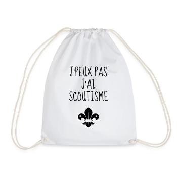scout / scouting / scoutisme / guide - Sac de sport léger - blanc - Devant