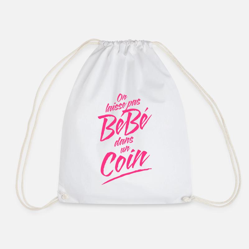 We don't leave baby in a corner - Dirty Dancing - Drawstring Bag - white