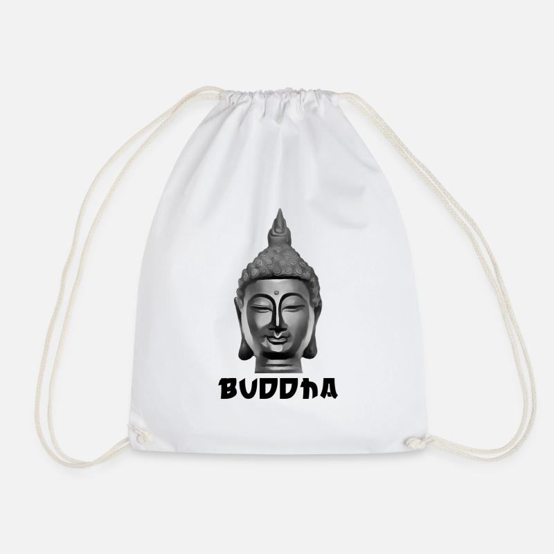 Buddha Buddhismus Buddhist spirituell - Turnbeutel - Weiß