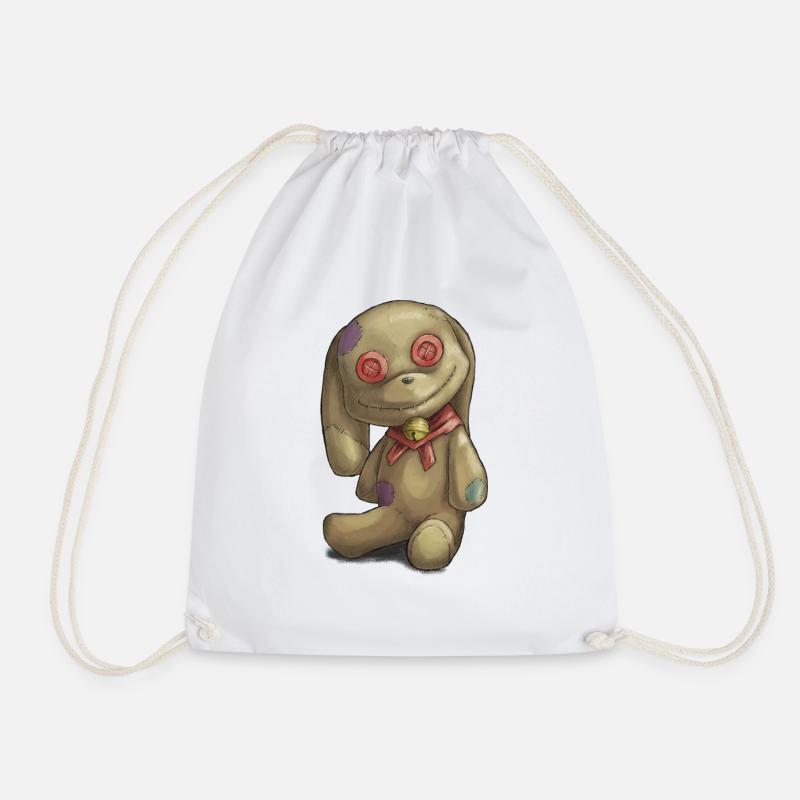 Creapy Teddy - Turnbeutel - Weiß