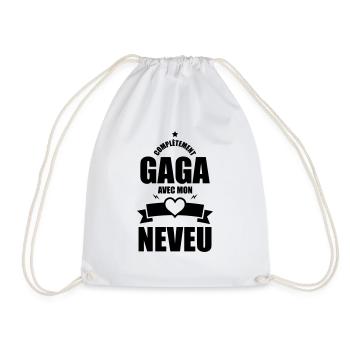 completement gaga avec mon neveu - Sac de sport léger - blanc - Devant