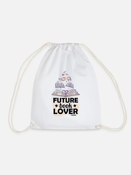 Future Book Lover - Turnbeutel - Weiß