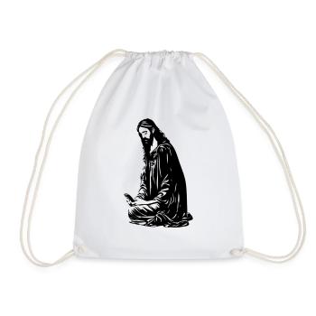 Jesse's Smartphone - Drawstring Bag - white - Front