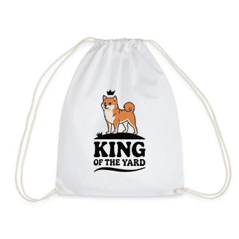 idee cadeau design chien citation drôle Shiba Inu - Sac de sport léger - blanc - Devant