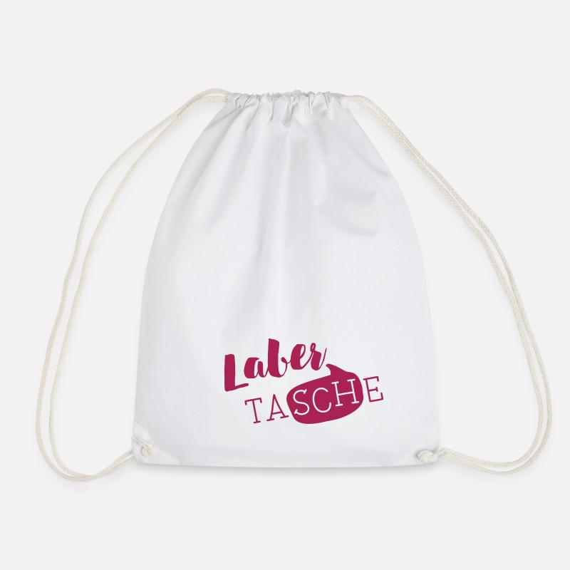 Die LABER TASCHE - Turnbeutel - Weiß