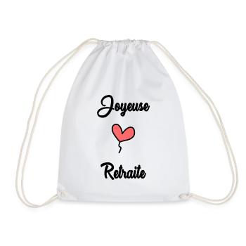 RETIREMENT - Drawstring Bag - white - Front
