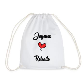 RETIREMENT - Drawstring Bag - white - Front