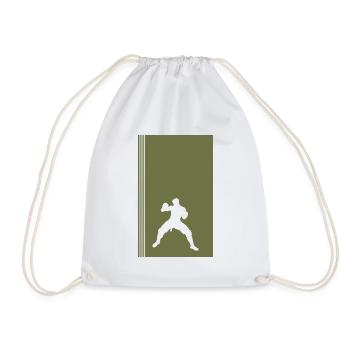 Jiujitsu Grappling Jitsu - Drawstring Bag - white - Front