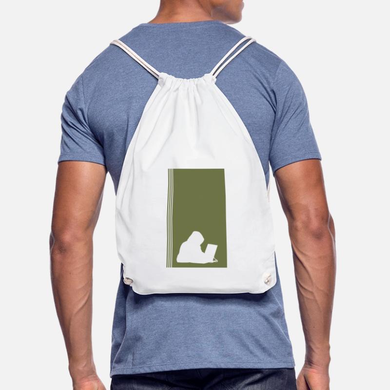 Computer Science Hacking Computer Scientist Drawstring Bag