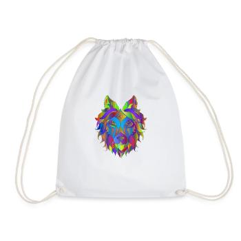 Loup - Sac de sport léger - blanc - Devant