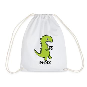 Pi-Rex - Turnbeutel - Weiß - Vorne