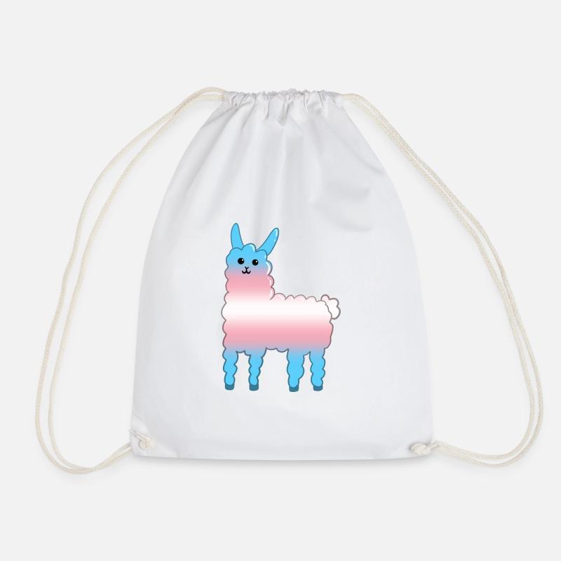 Lama Trans - Turnbeutel - Weiß