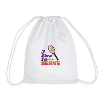LA VIE AU SERVICE DE L’ESCLAVAGE - Sac de sport léger - blanc - Devant