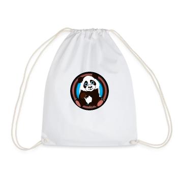 Panda von Kaeyras Designer World! - Turnbeutel - Weiß - Vorne