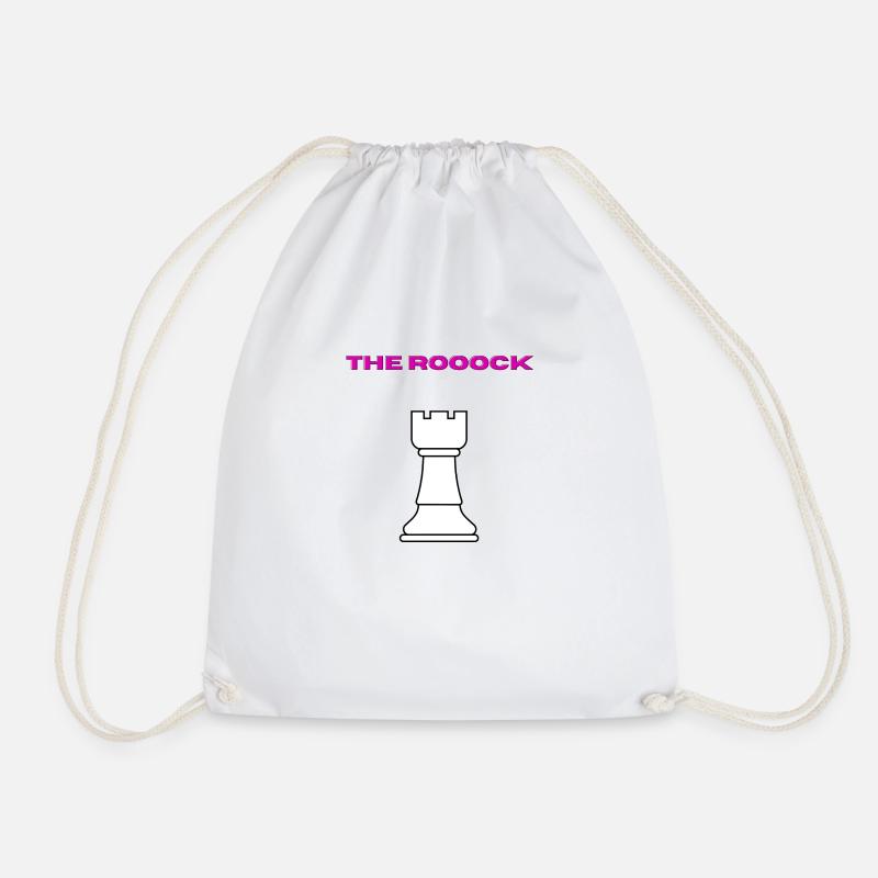 The Rooock - Drawstring Bag - white
