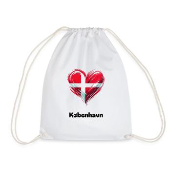 Love københavn - Turnbeutel - Weiß - Vorne