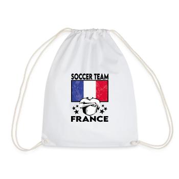 France Soccer Football 2022 WM - Sac de sport léger - blanc - Devant