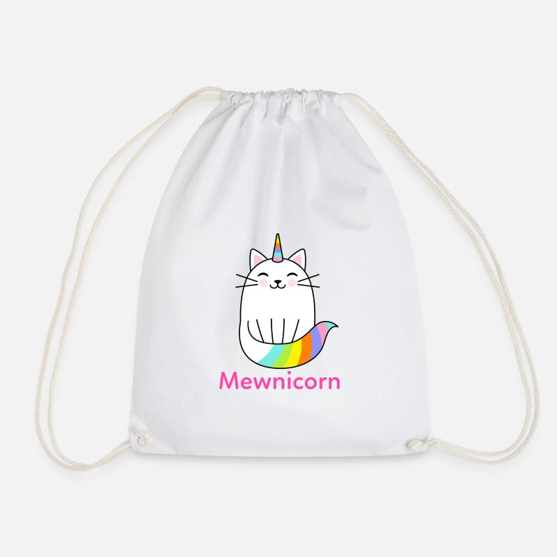 Mewnicorn - Turnbeutel - Weiß