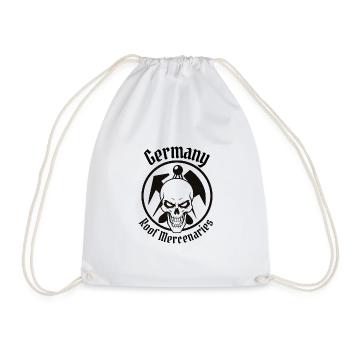 Roofer Elite - Germany Roof Mercenaries Skull - Drawstring Bag - white - Front