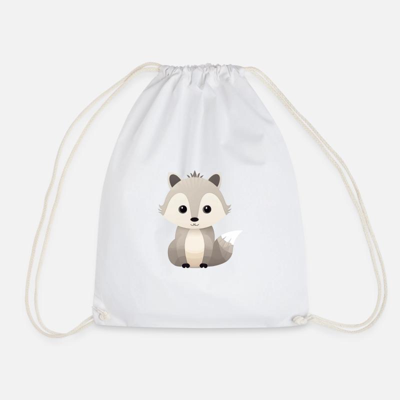 Cute Animal - Turnbeutel - Weiß