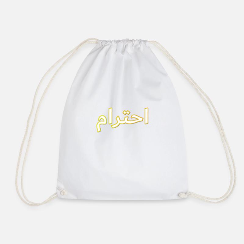 Respect - arabe - Sac de sport léger - blanc